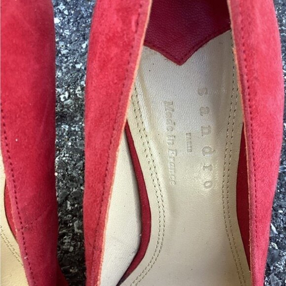 Acubi mermaidcore fairycore SANDRO SUEDE PUMPS 36/6 - Picture 3 of 9